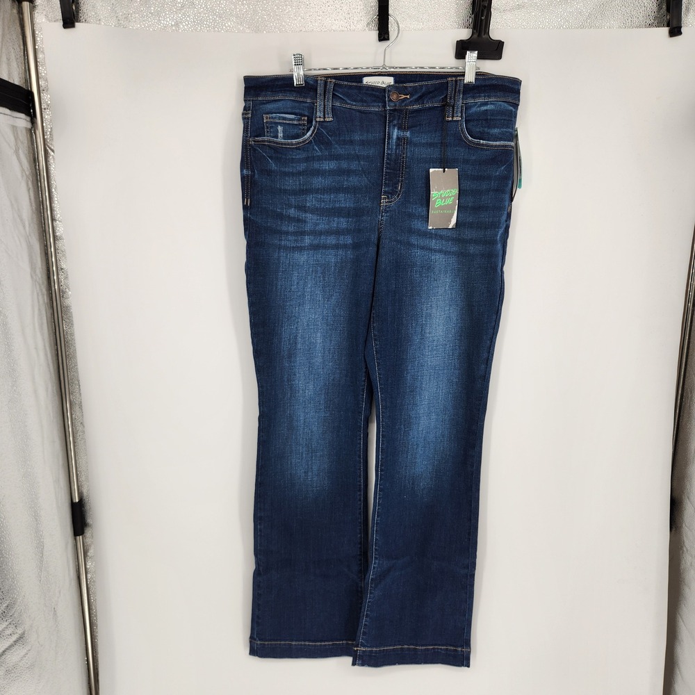 Studio Blue June Western Bootcut Jeans Indigo 16W Sustainable Baltimore Wash NWT
